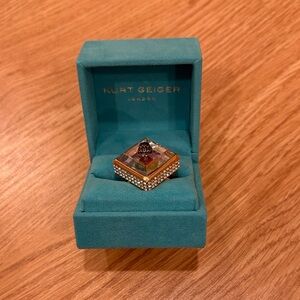Kurt Geiger Vibrant Mosaic Crystal Ring